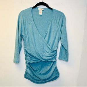 Sundance Vanessa Striped Wrap Top